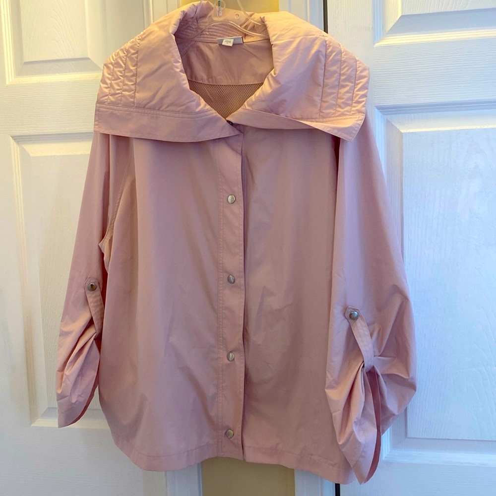 J.Jill Pale Pink Rain Jacket
